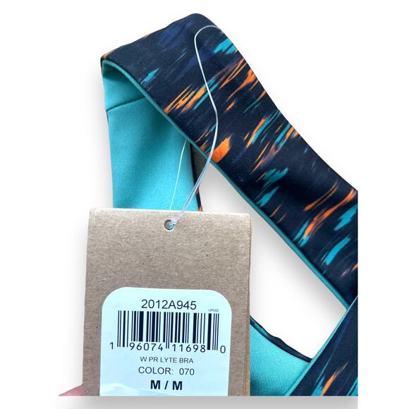 ASICS PR LYTE Sports Bra Medium Impact | Womens M | Night Shade/Sage Print NWT - Picture 8 of 10